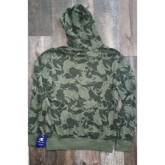 NWT Men's Champion AOP Global Explorer French Terry Men's Fleece Hoodie, Small - Picture 8 of 10